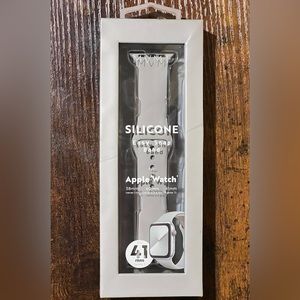 Grey Silicone Apple Watch Band